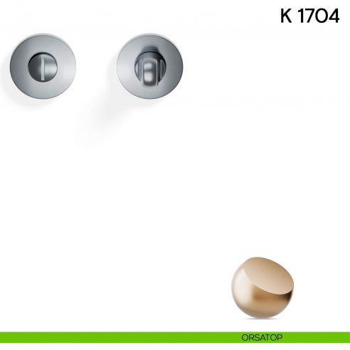 Nottolino per porta K 1704 RB Valli collezione Lab 50 mm con rosetta fine orsatop