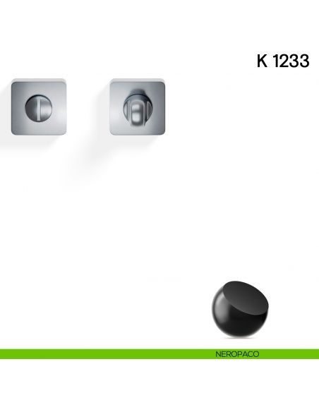 Nottolino per porta K 1233 Valli collezione Lab neropaco