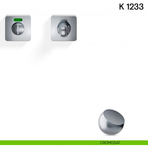 Nottolino per porta K 1233 RS Valli collezione Lab libero/occupato cromosat