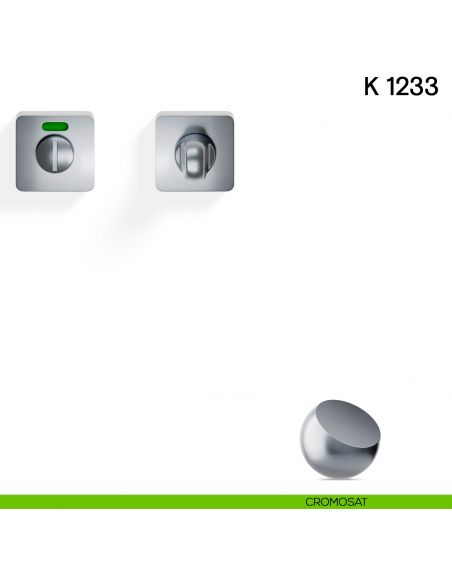 Nottolino per porta K 1233 RS Valli collezione Lab libero/occupato cromosat