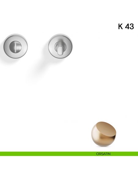 Nottolino per porta K 43 Valli collezione Lab 45 mm orsatin