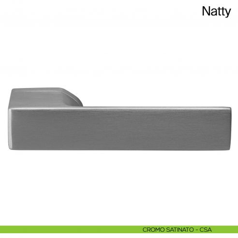 Maniglia per porta Natty Manital - cromato satinato