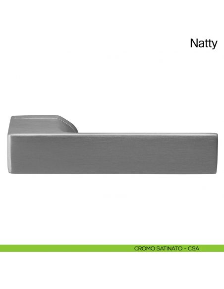 Maniglia per porta Natty Manital - cromato satinato