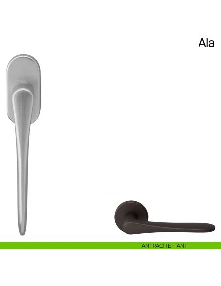 Maniglia martellina DK per finestra Ala Manital - antracite