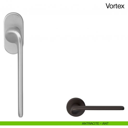 Maniglia martellina DK per finestra Vortex Manital - antracite