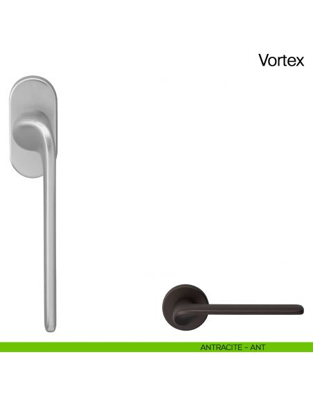 Maniglia martellina DK per finestra Vortex Manital - antracite
