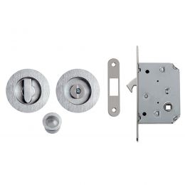 Kit tondo con nottolino + taglio vite con trascinatore e serratura NIC 105