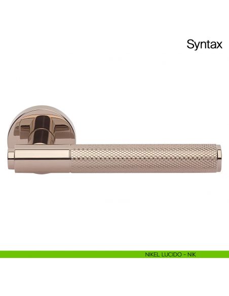 Maniglia per porta Syntax Manital - nikel satinato