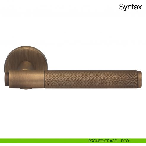 Maniglia per porta Syntax Manital - bronzo opaco