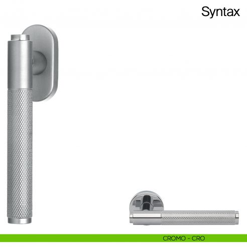 Maniglia martellina DK per finestra Syntax Manital - cromato