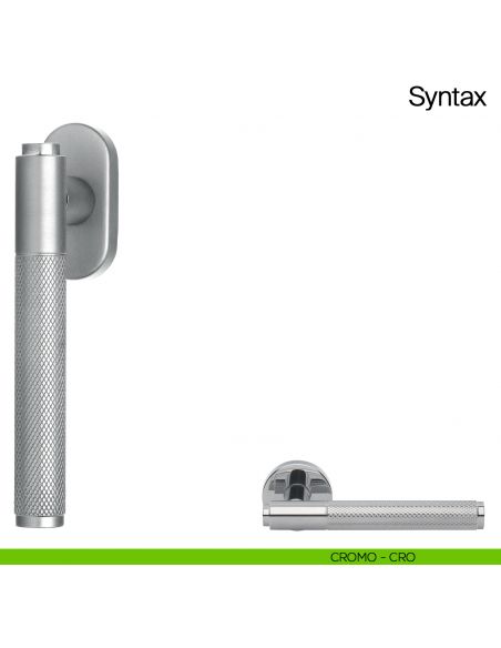 Maniglia martellina DK per finestra Syntax Manital - cromato