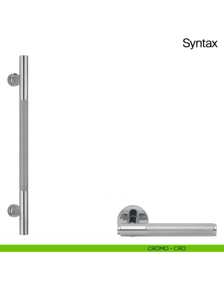 Maniglione per porta Syntax Manital - cromato