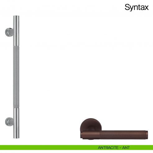 Maniglione per porta Syntax Manital - nero antracite