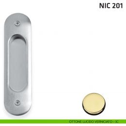 Maniglia incasso ovale cieca NIC 201 2