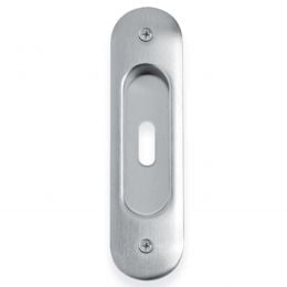 Maniglia incasso ovale foro chiave NIC 201