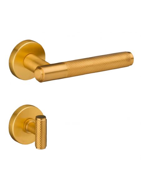 Maniglia per porta con nottolino Syntax Manital
