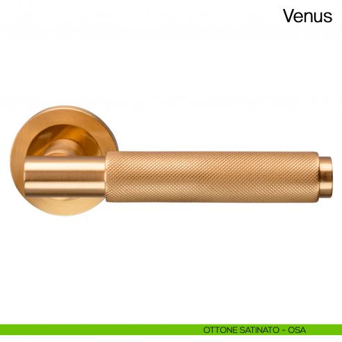 Maniglia per porta Venus Manital - ottone satinato