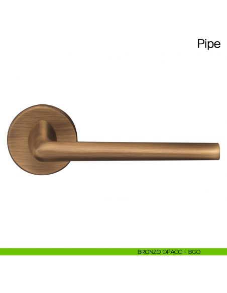 Maniglia per porta Pipe Manital - bronzato opaco