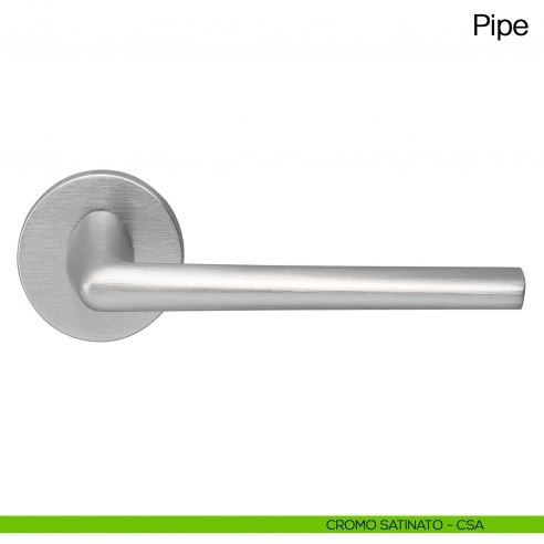 Maniglia per porta Pipe Manital - cromato satinato