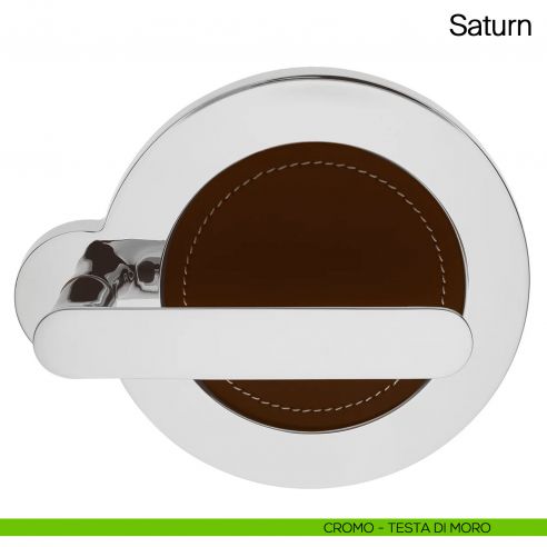 Maniglia per porta Saturn Manital - cromato/testa di moro