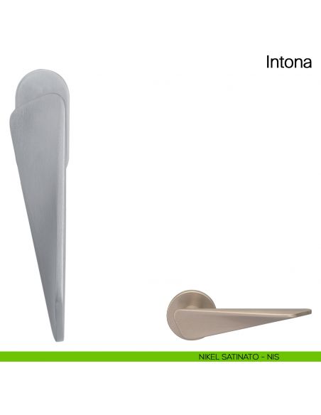 Maniglia martellina DK per finestra Intona Manital - nikel satinato