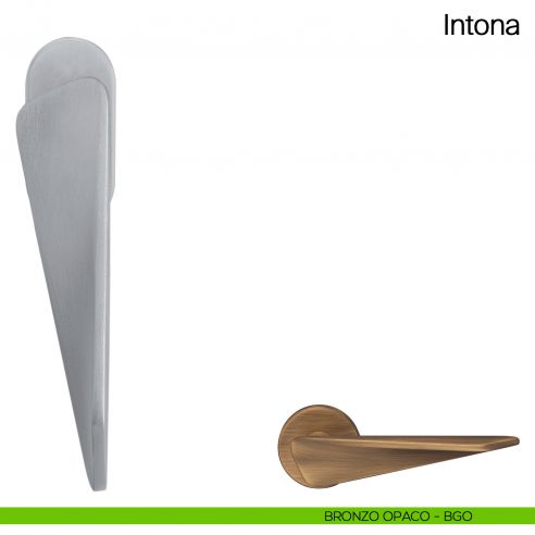 Maniglia martellina DK per finestra Intona Manital  - bronzato opaco