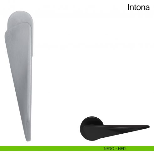 Maniglia martellina DK per finestra Intona Manital - nero