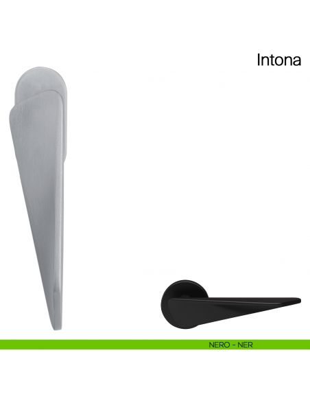 Maniglia martellina DK per finestra Intona Manital - nero