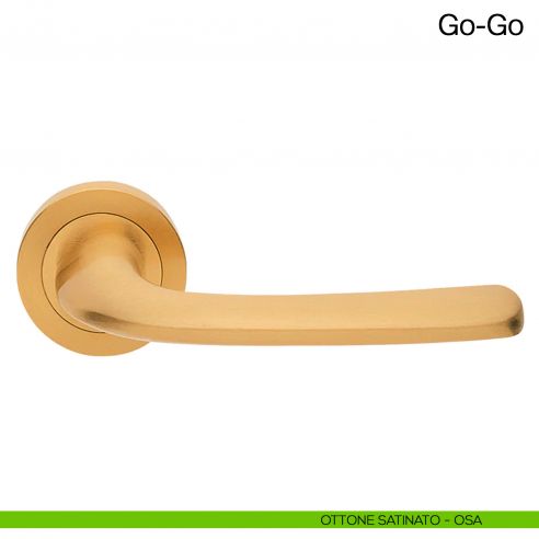 Maniglia per porta Go-Go Manital - ottone satinato
