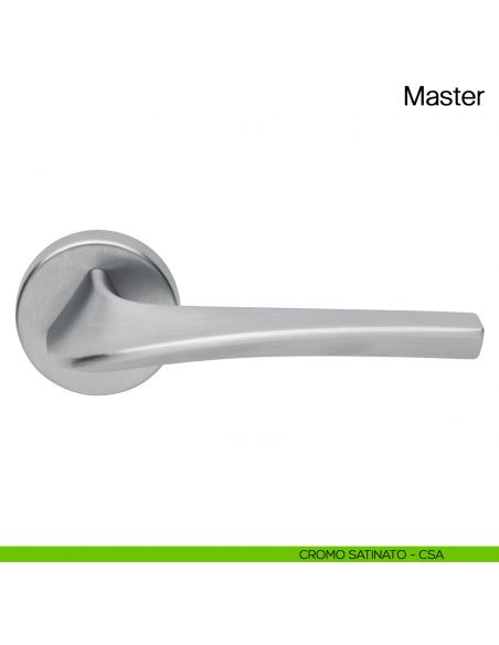 Maniglia per porta Master Manital - cromato satinato