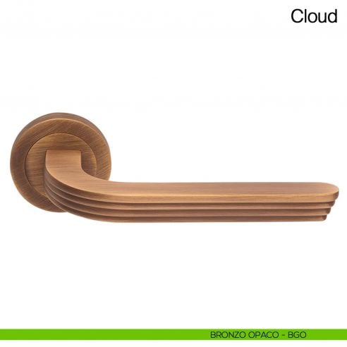 Maniglia per porta Cloud Manital - bronzato opaco