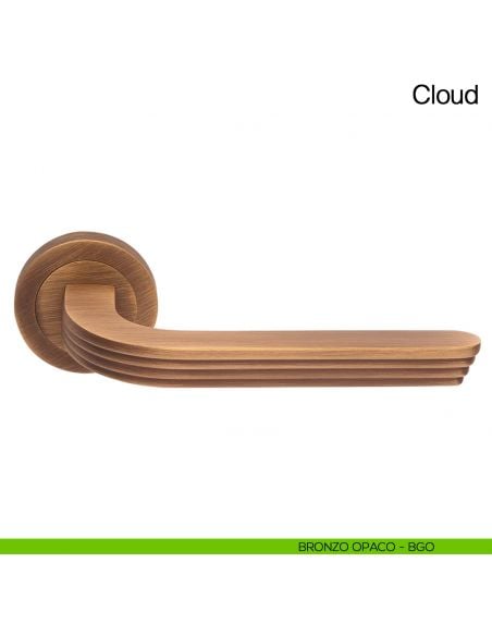 Maniglia per porta Cloud Manital - bronzato opaco