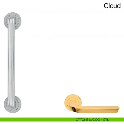 Maniglione per porta Cloud Manital con rosette
