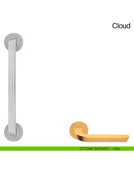 Maniglione per porta Cloud Manital con rosette