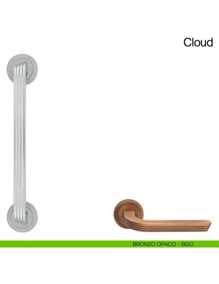 Maniglione per porta Cloud Manital con rosette