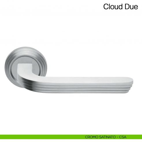 Maniglia per porta Cloud Due Manital - cromato satinato