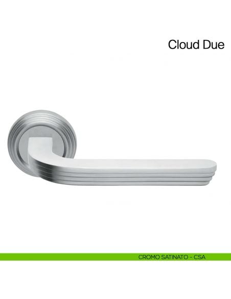 Maniglia per porta Cloud Due Manital - cromato satinato