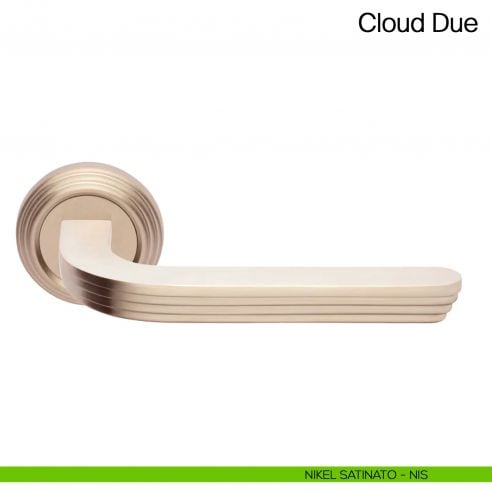 Maniglia per porta Cloud Due Manital - nikel satinato