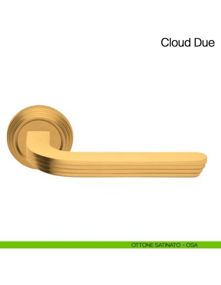 Maniglia per porta Cloud Due Manital - ottone satinato