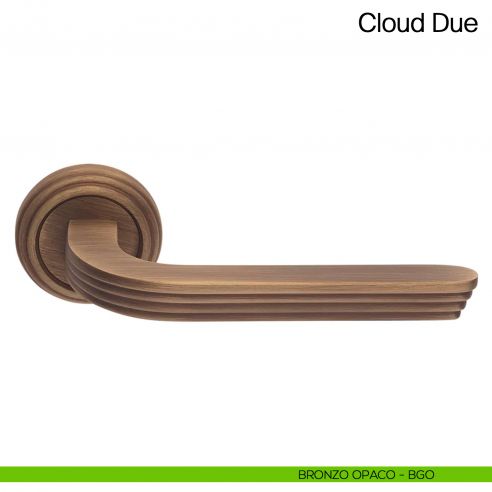Maniglia per porta Cloud Due Manital - bronzato opaco