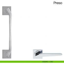 Maniglione per porta Preso Manital con rosette 2