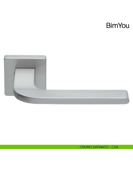 Maniglia per porta Bimyou Manital - cromato satinato