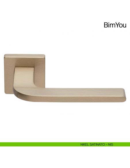 Maniglia per porta Bimyou Manital - nikel satinato