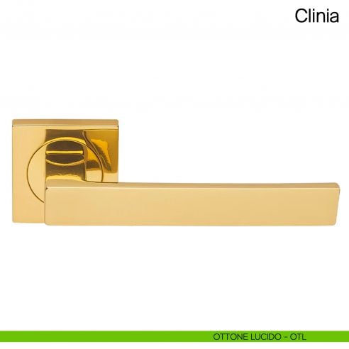 Maniglia per porta Clinia Manital - ottone lucido