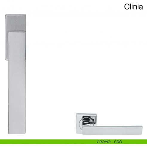 Maniglia martellina DK per finestra Clinia Manital - cromato