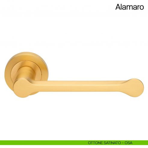 Maniglia per porta Alamaro Manital - ottone satinato