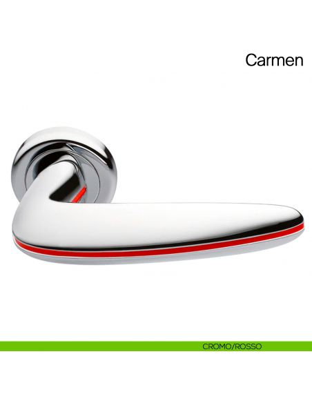 Maniglia per porta Carmen Manital - cromato/rosso