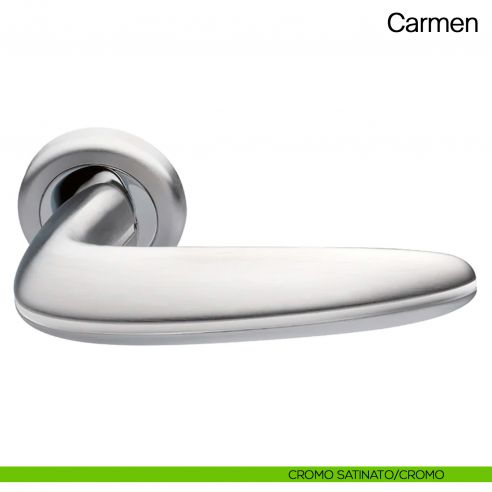 Maniglia per porta Carmen Manital - cromato satinato/cromato