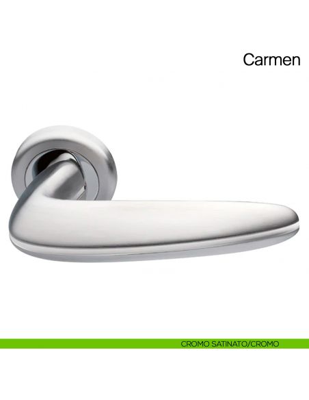 Maniglia per porta Carmen Manital - cromato satinato/cromato