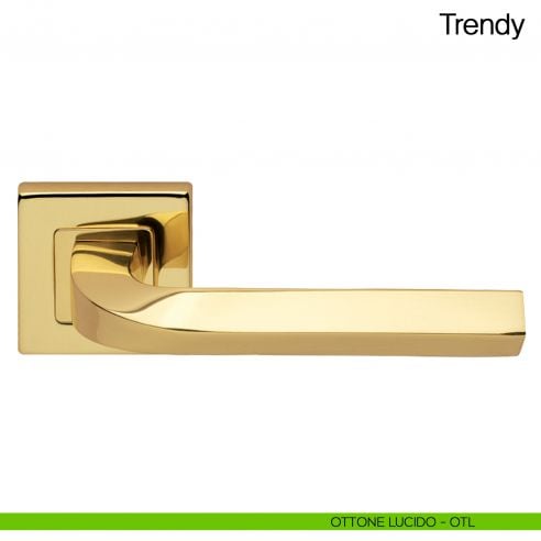 Maniglia per porta Trendy Manital - ottone lucido